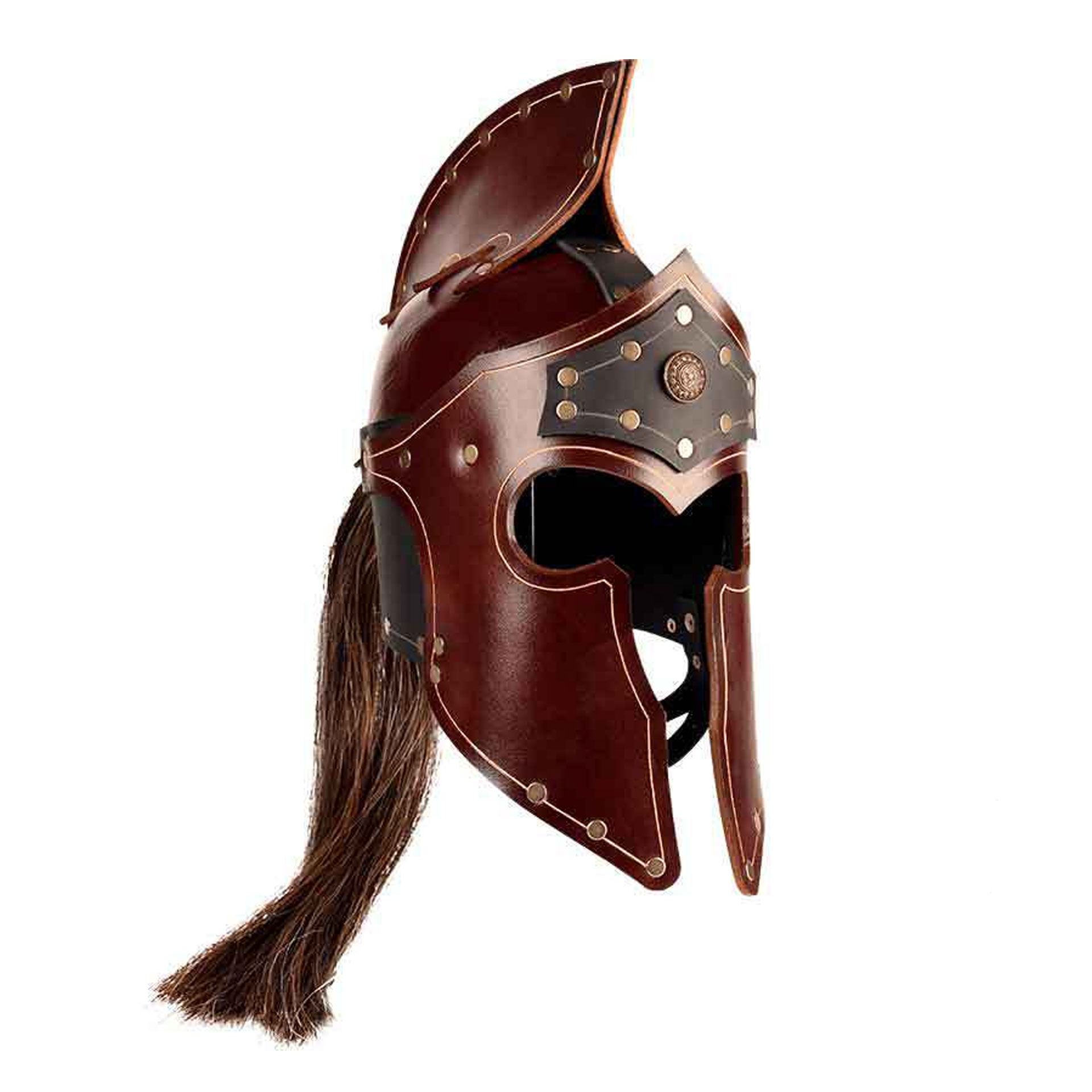 Medieval Men'S Accessories - Hełmy Wojownika Gladiatora Halloween Cosplay Średniowiecze