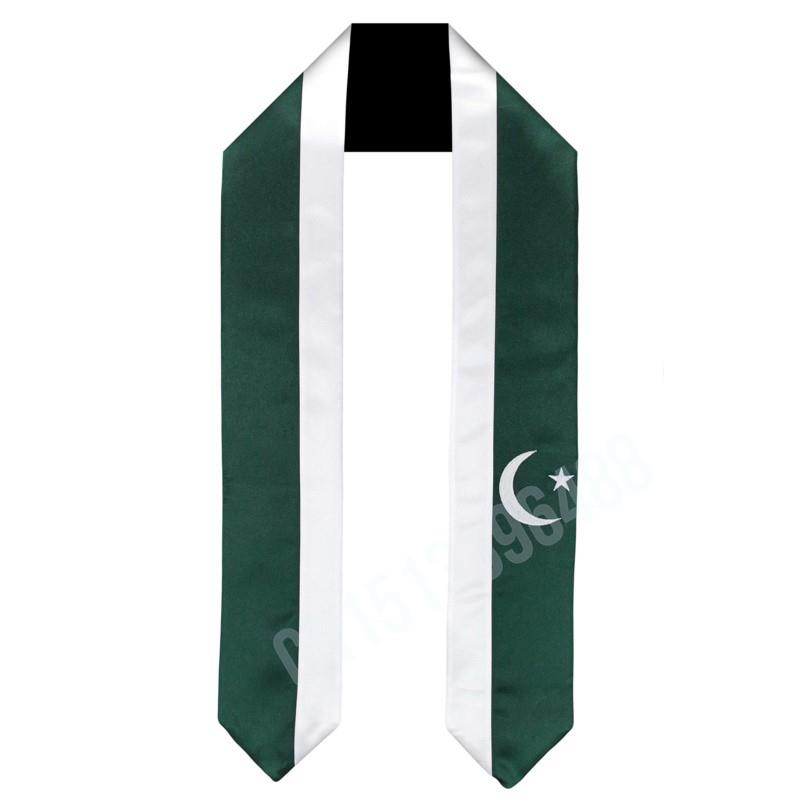 Men Accessories In Pakistan - Szalik z flagą Pakistanu Nadruk na