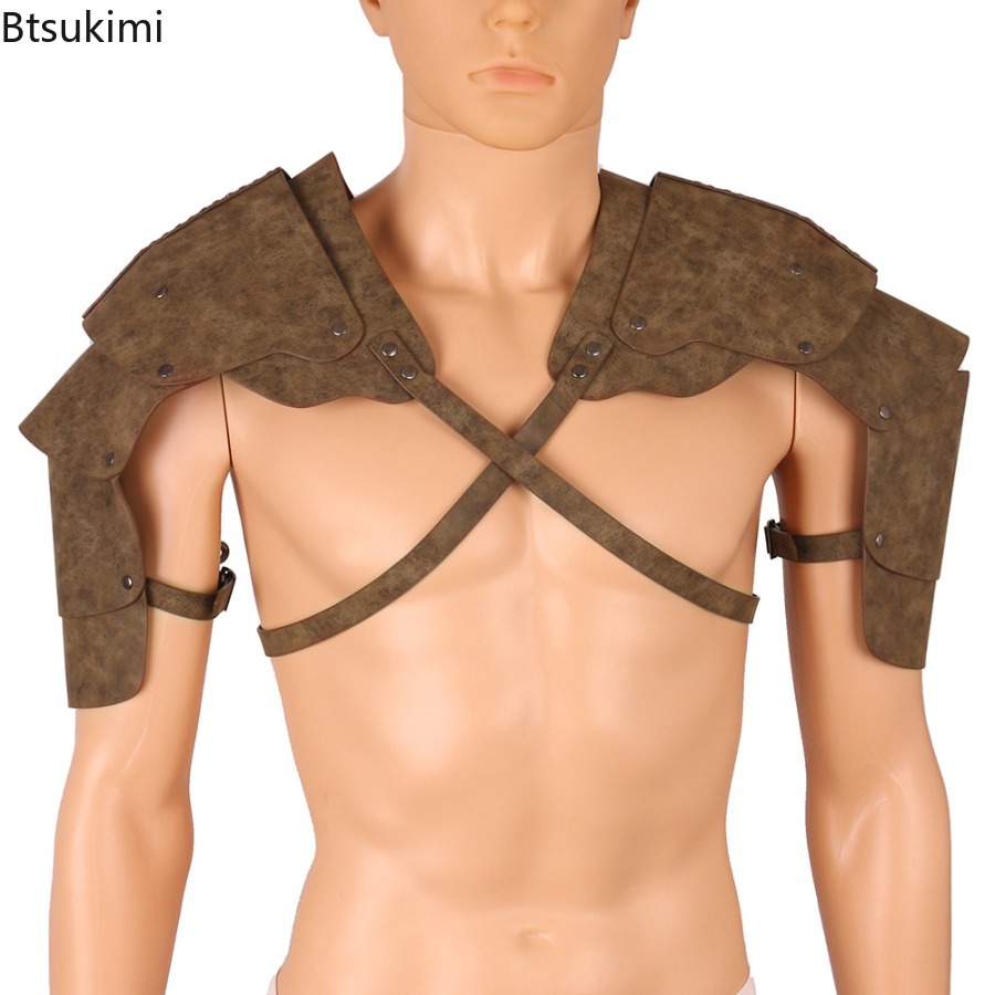 Medieval Men'S Accessories - Średniowieczny Męski Pauldron Regulowany Piracki Pancerz