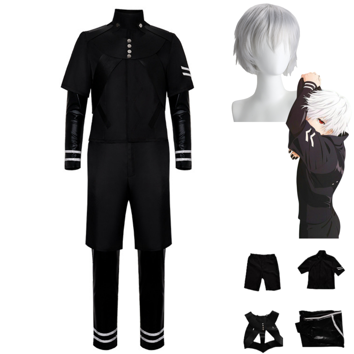 Men'S Accessories Japan - Anime Tokyo Ghoul Kaneki Ken Strój