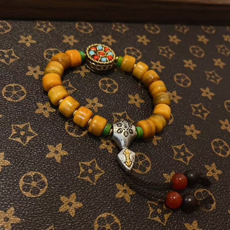 Men Accessories Nepal - Yak Bone Dopasowane bransoletki Nepal Mężczyźni