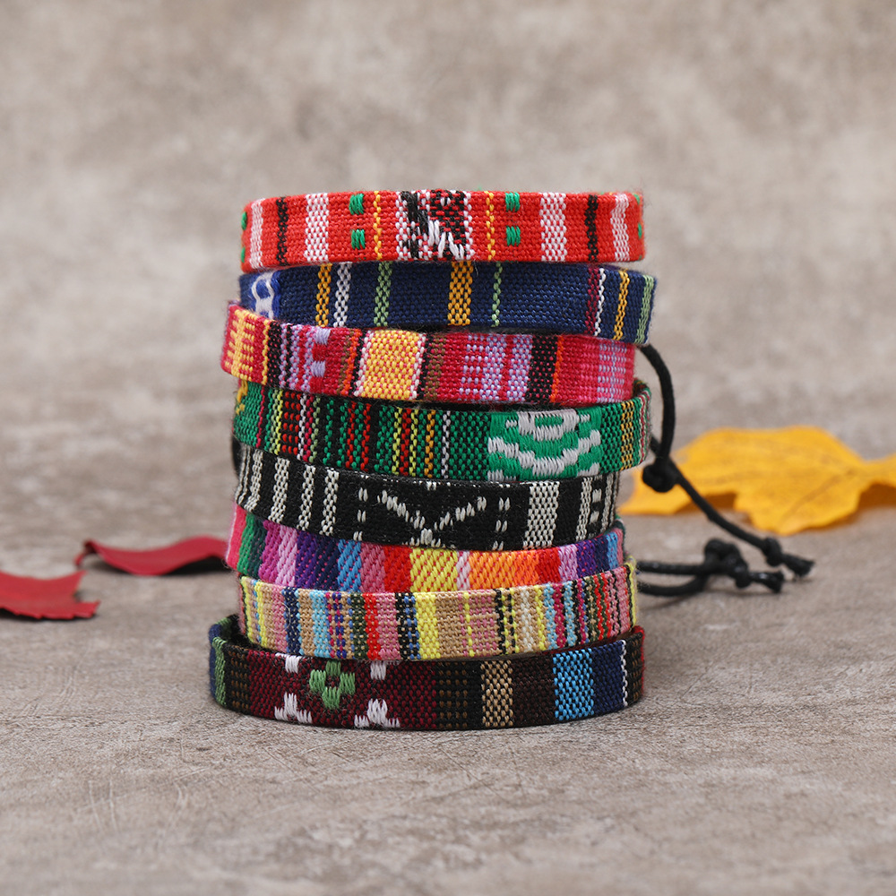 Men Accessories Nepal - 12 sztuk/zestaw Nepal kolorowy zestaw bransoletek