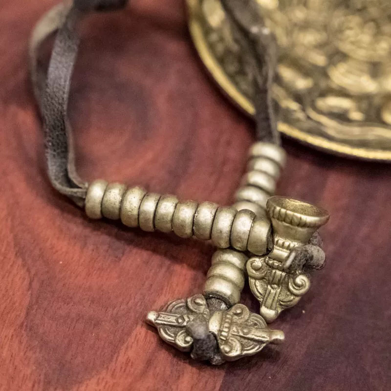 Men Accessories Nepal - Kolekcja Tybetańska Etniczna Nepal Starożytna Brązowa