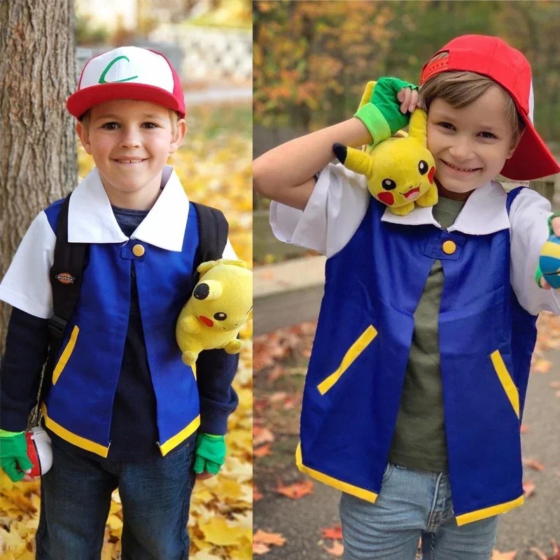 Men'S Accessories Designer - Kostium na Halloween Cosplay Anime Ash