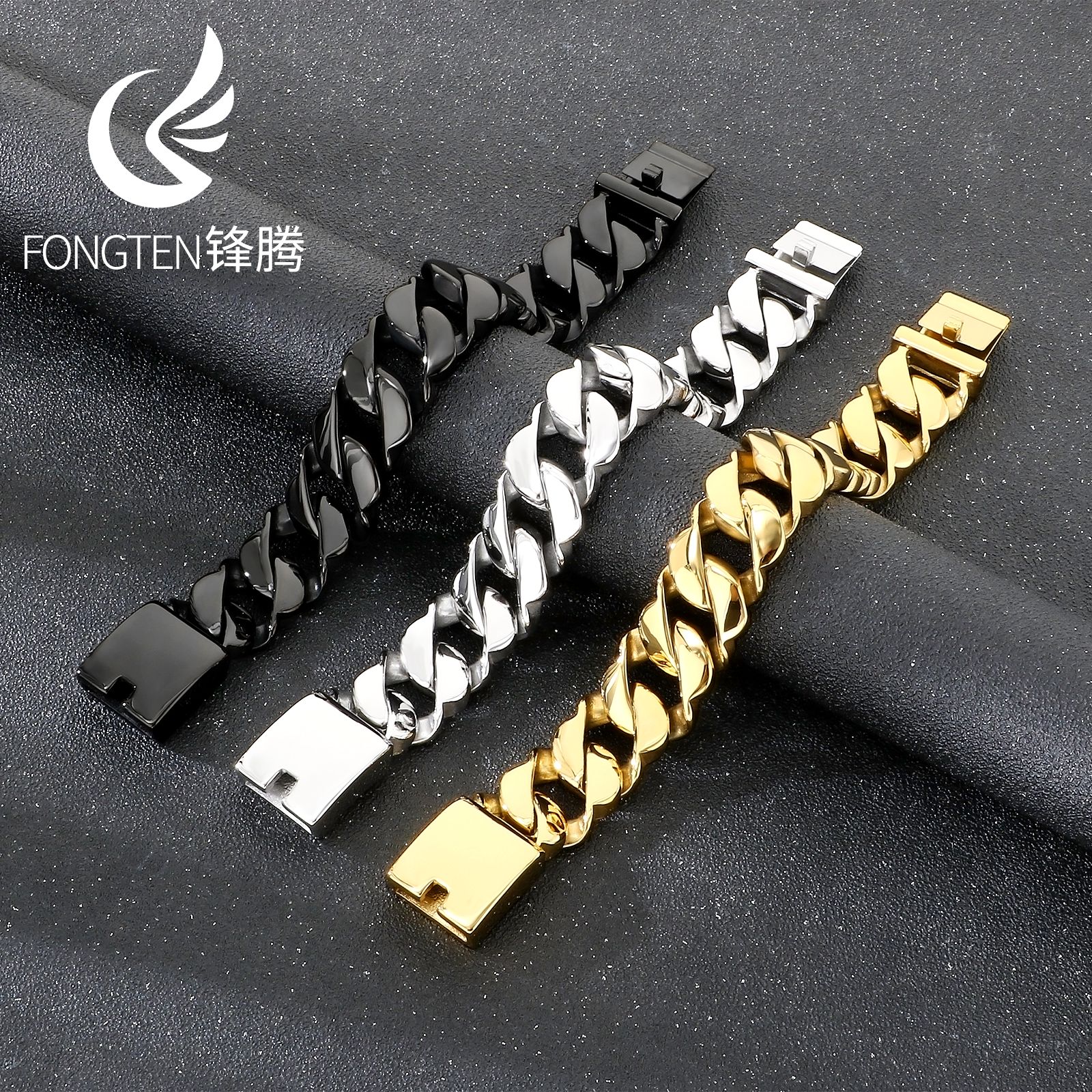 Men'S Accessories Affordable - Fongten 21mm Przystępna Cenowo Luksusowa Szeroka