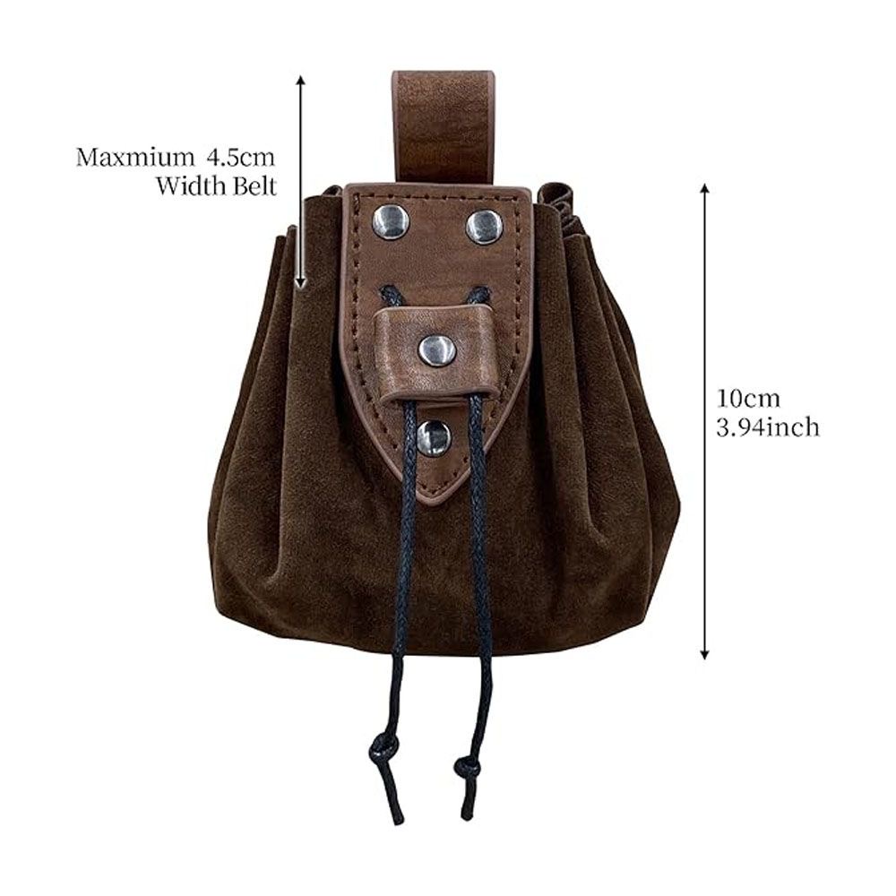 Skórzana torba na pasek w styl – Medieval Men'S Accessories recenzja i cena