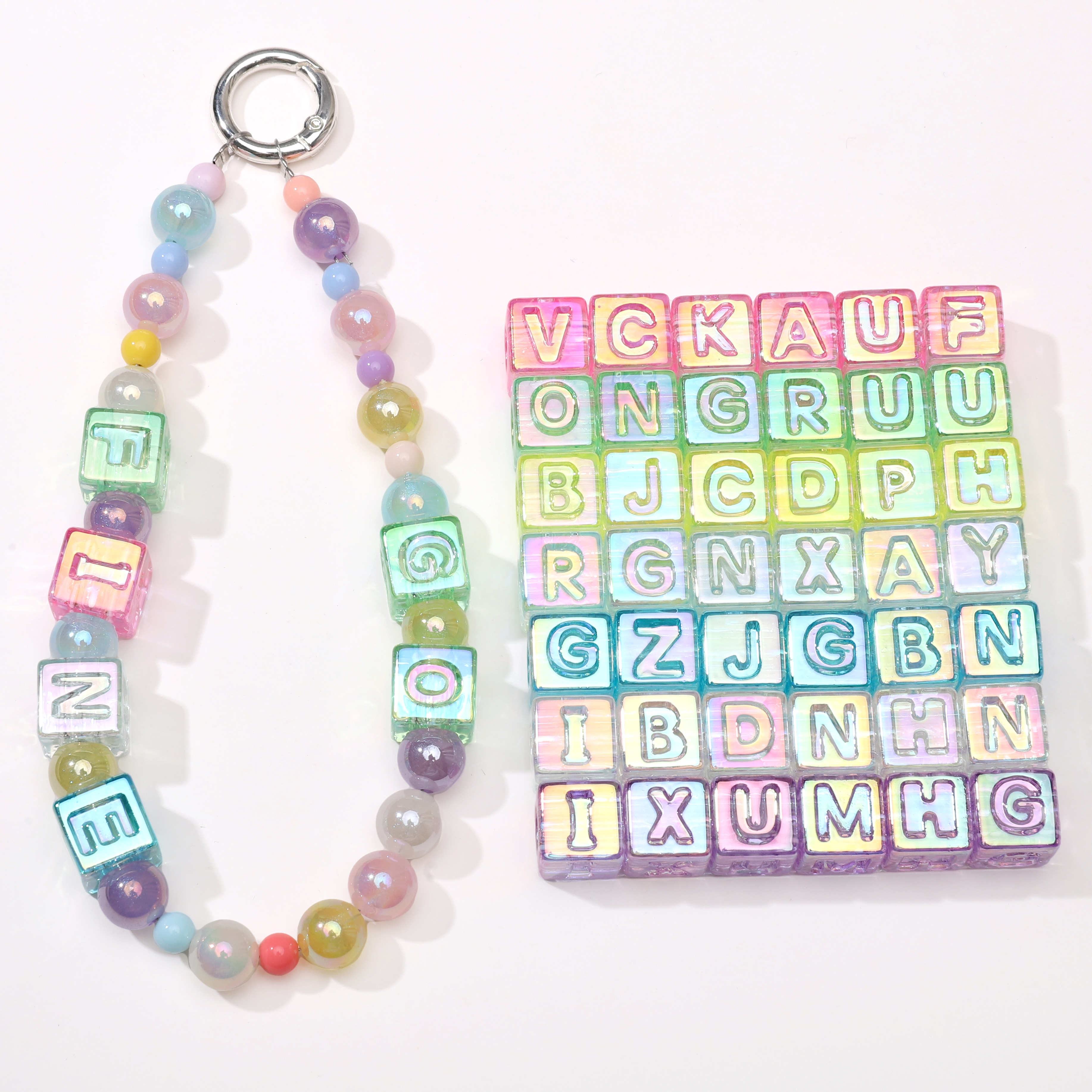 10 szt. kolorowych, przezroczy – Bracelet Beaded Men recenzja i cena