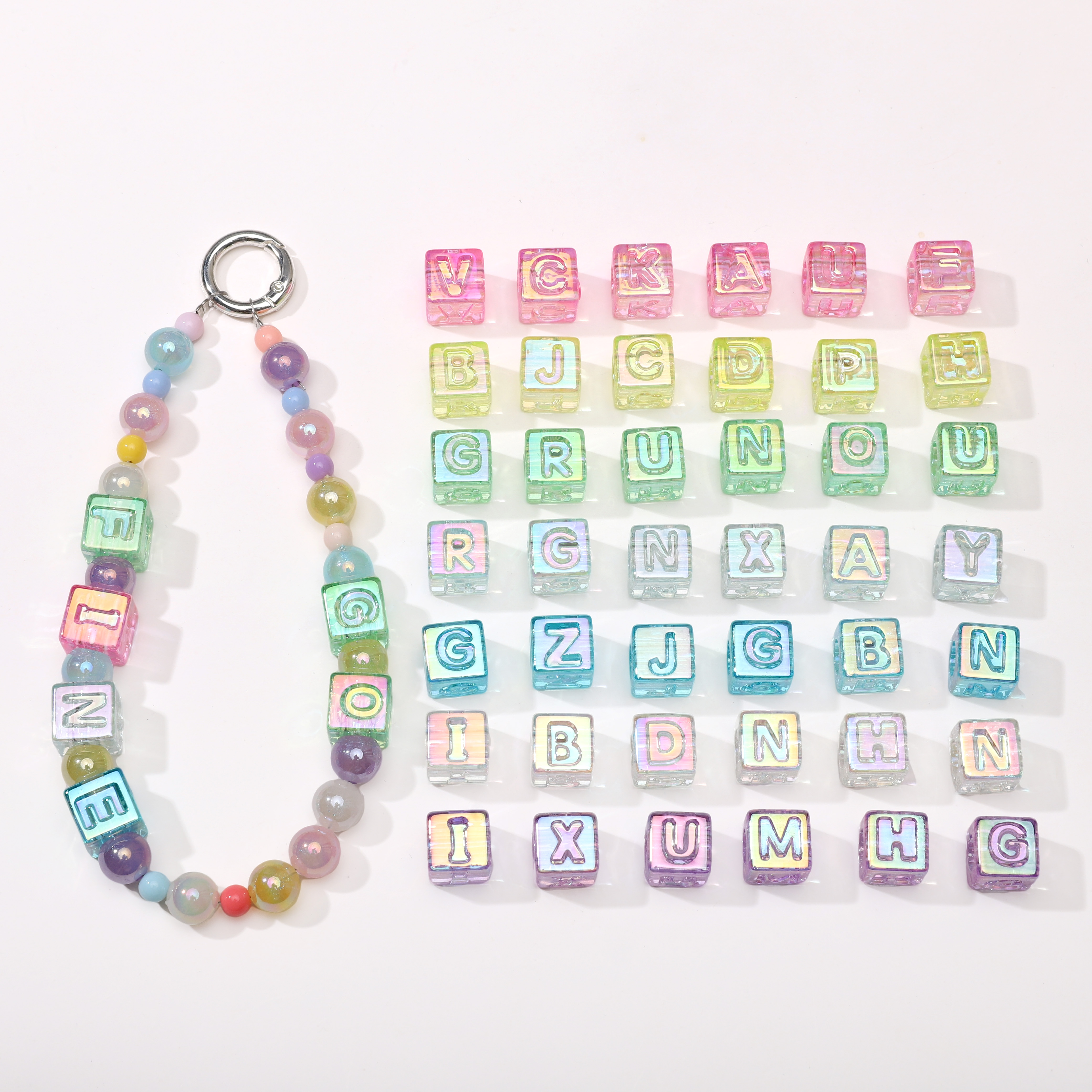 10 szt. kolorowych, przezroczy – Bracelet Beaded Men recenzja i cena