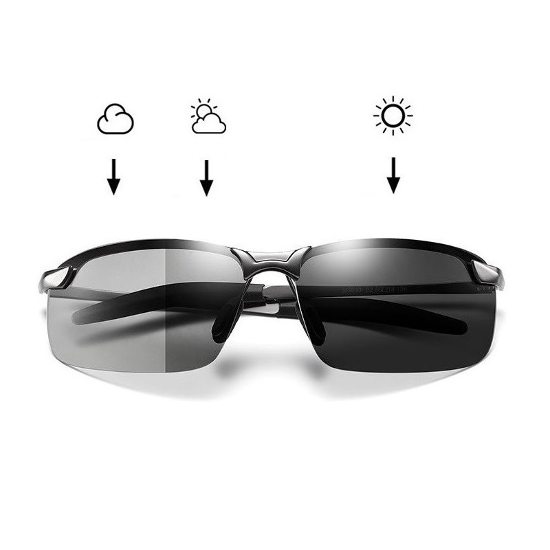 Klasyczne fotochromowe okulary – Sunglasses Polarized Men recenzja i cena