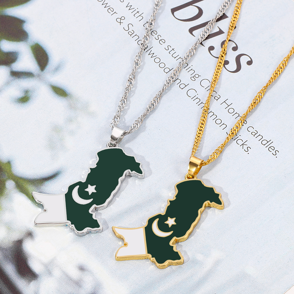 Kreatywny wisiorek z mapą Paki – Men Accessories In Pakistan recenzja i cena