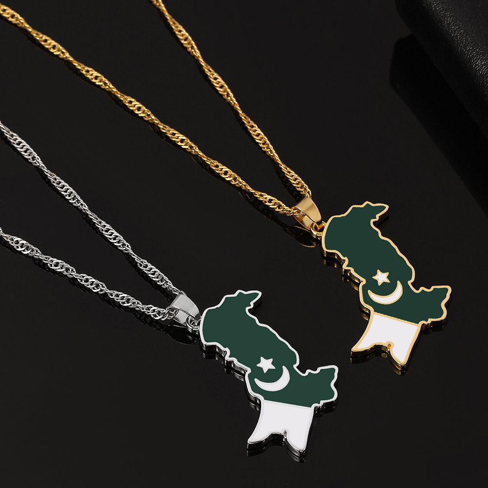 Kreatywny wisiorek z mapą Paki – Men Accessories In Pakistan recenzja i cena