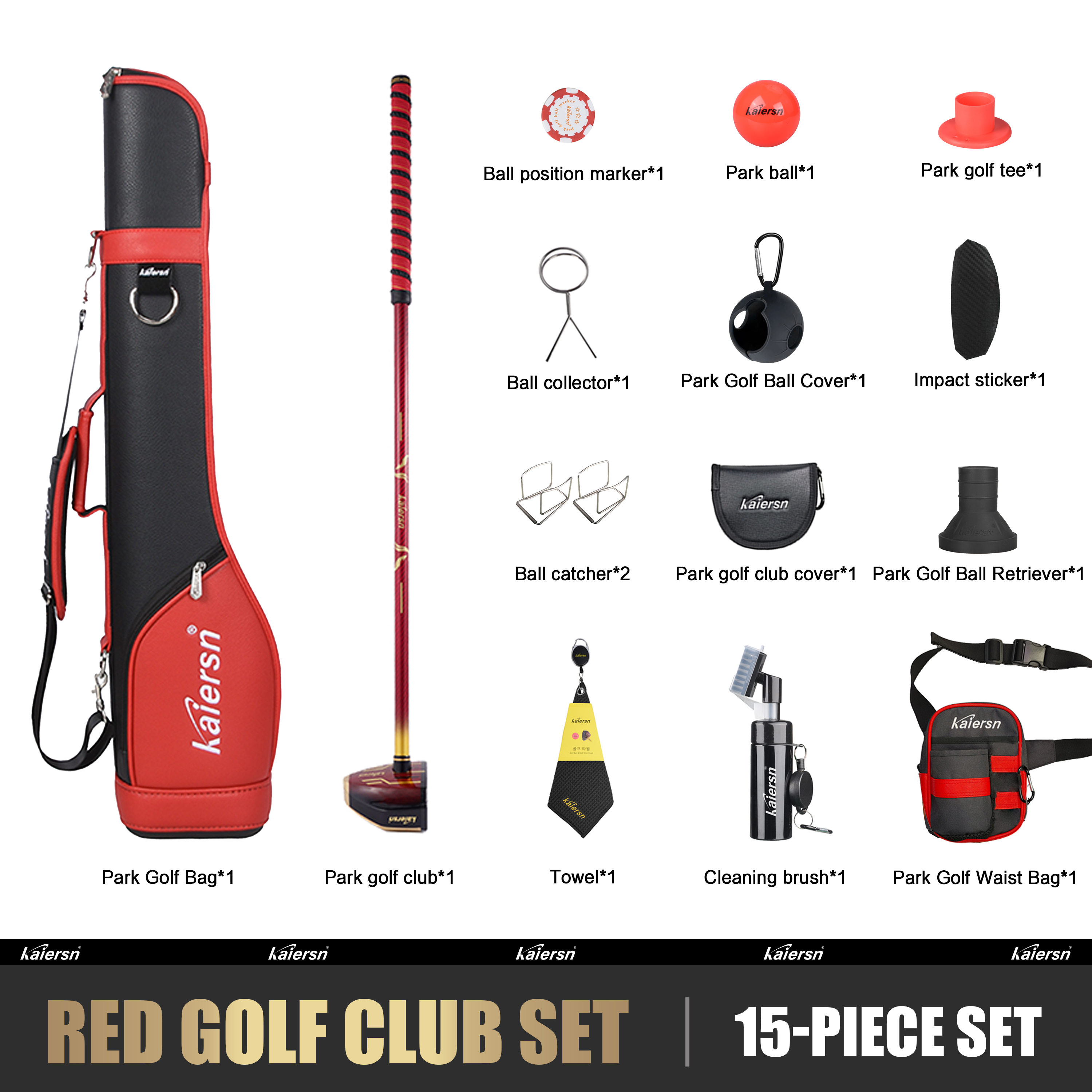 Zestaw golfowy Kaiersn dla poc – Men Accessories Kit Bag recenzja i cena