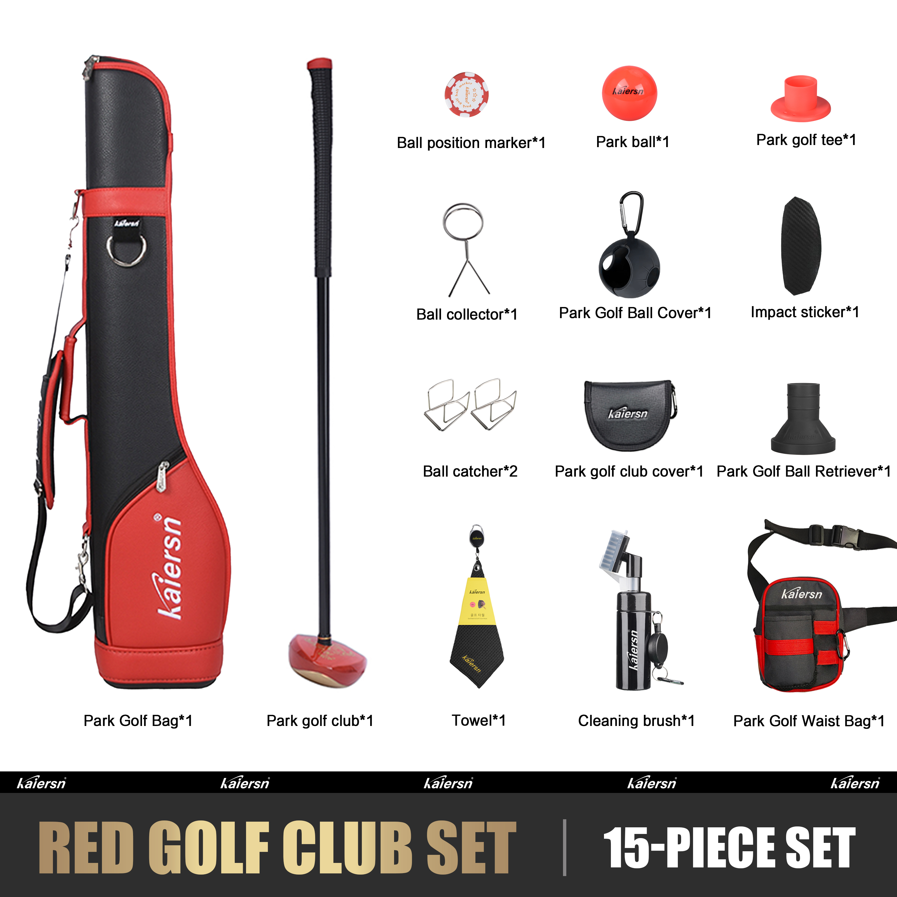 Zestaw golfowy Kaiersn dla poc – Men Accessories Kit Bag recenzja i cena