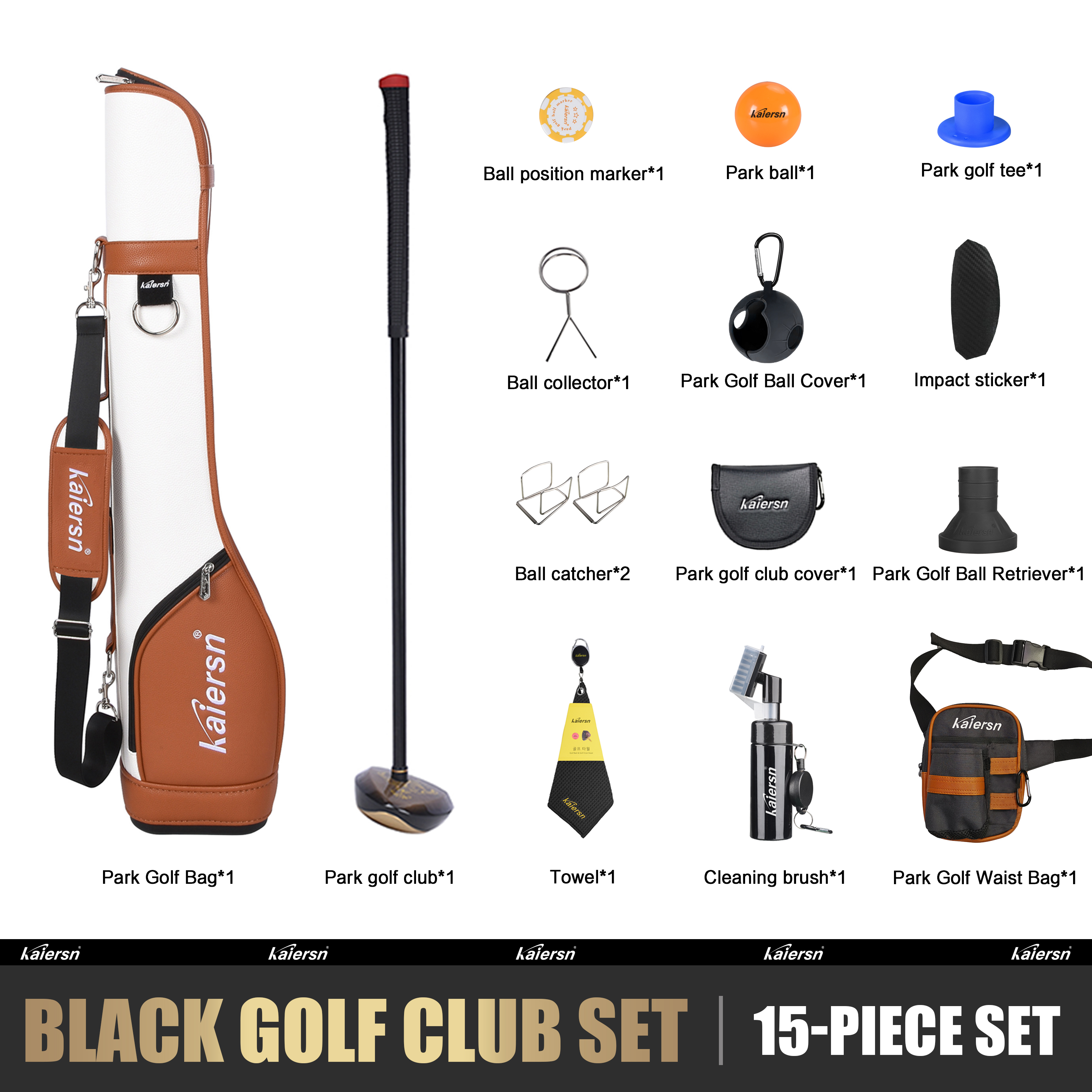 Zestaw golfowy Kaiersn dla poc – Men Accessories Kit Bag recenzja i cena