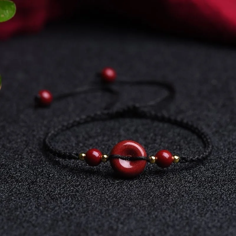 Dostosowane naturalny czerwony – Bracelet Beaded Men recenzja i cena
