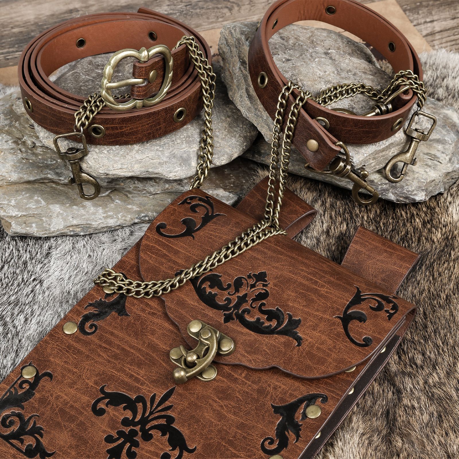 Torba Steampunk Średniowieczna – Medieval Men'S Accessories recenzja i cena