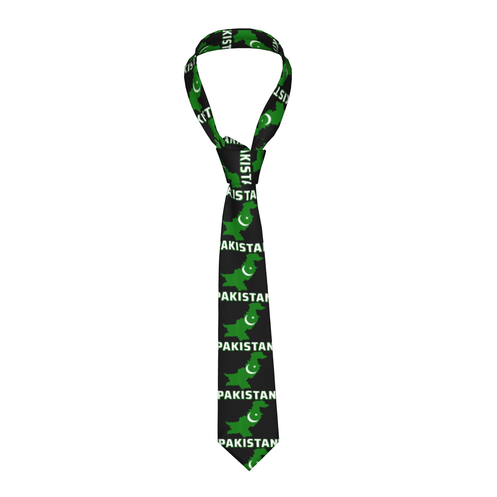 Męski krawat z flagą Pakistanu – Men Accessories In Pakistan recenzja i cena