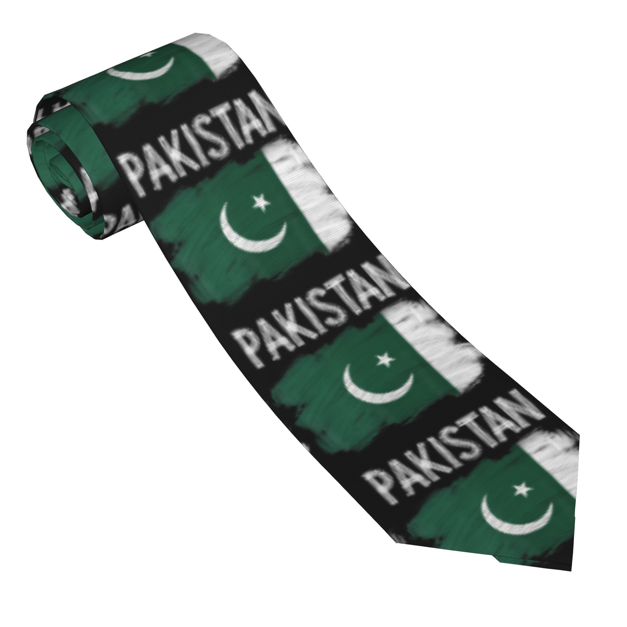 Krawat z motywem flagi Pakista – Men Accessories In Pakistan recenzja i cena