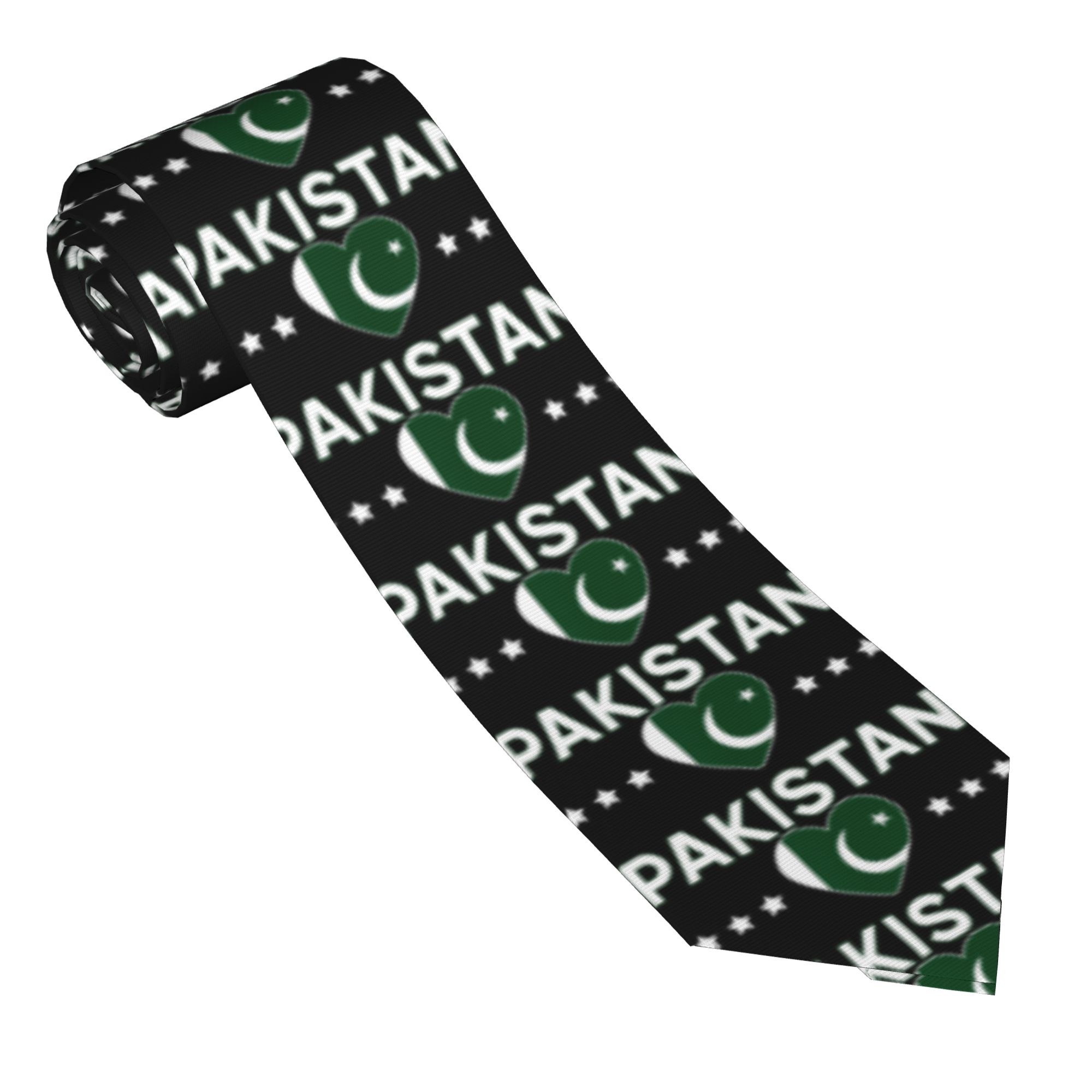 Krawat z motywem serca z flagą – Men Accessories In Pakistan recenzja i cena
