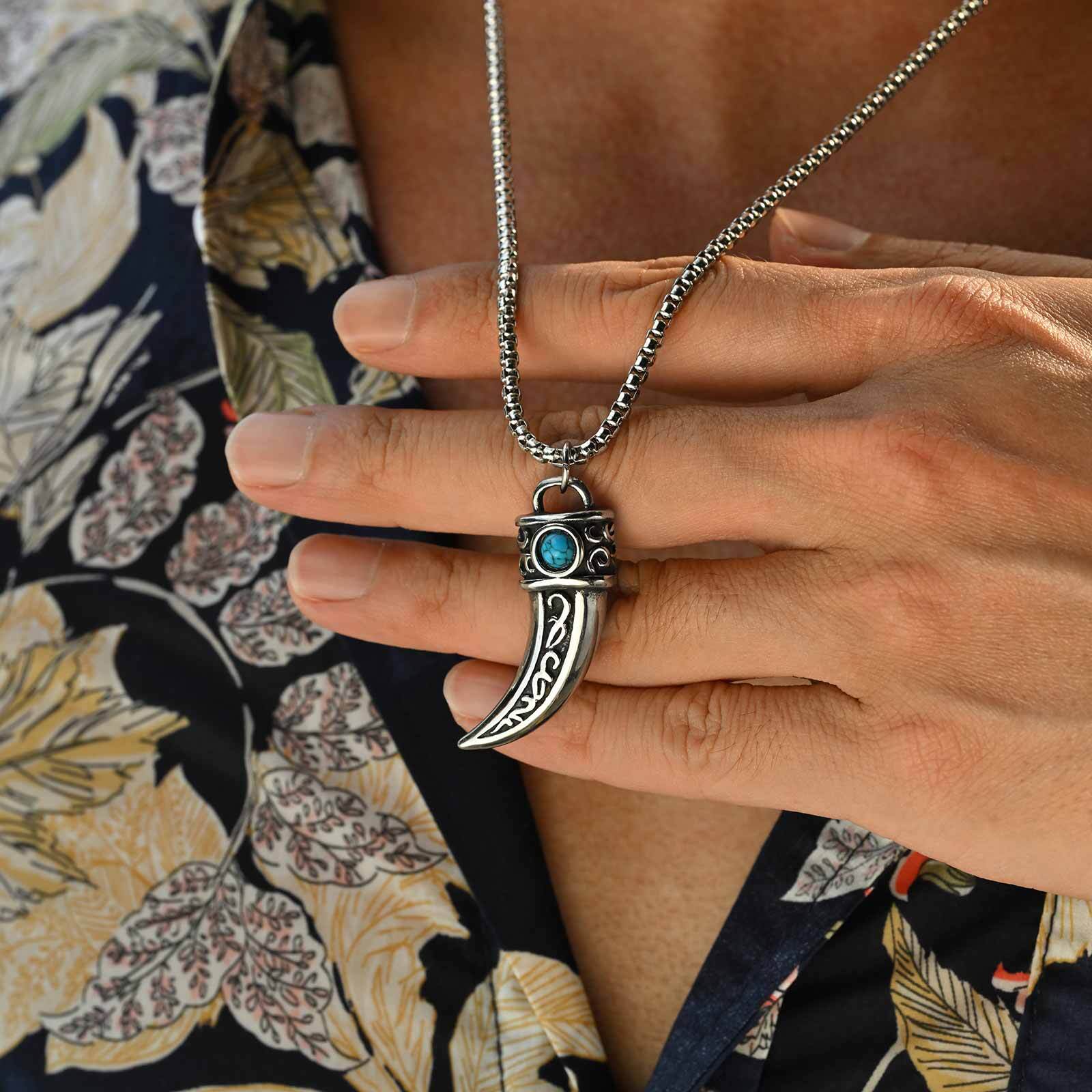 Naszyjnik z zawieszkami w kszt – Men Accessories Ethnic recenzja i cena