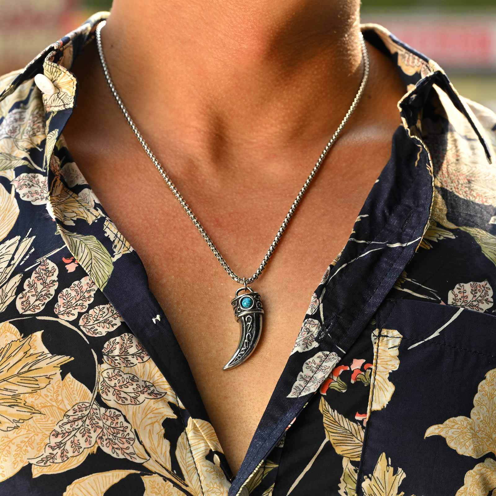 Naszyjnik z zawieszkami w kszt – Men Accessories Ethnic recenzja i cena