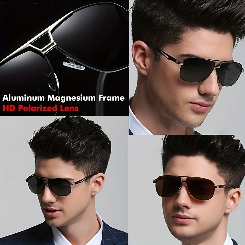 Modne metalowe okulary przeciw – Sunglasses Polarized Men recenzja i cena