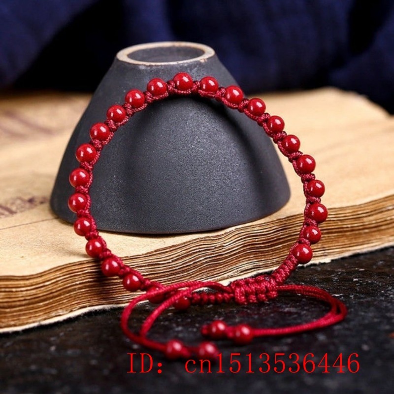 Dostosowane naturalny czerwony – Bracelet Beaded Men recenzja i cena