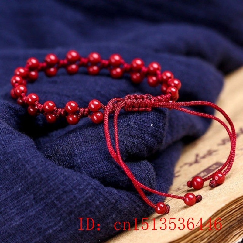 Dostosowane naturalny czerwony – Bracelet Beaded Men recenzja i cena