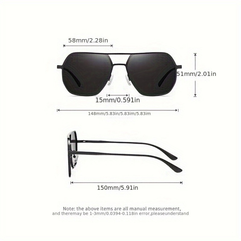 Duże kwadratowe okulary polary – Sunglasses Polarized Men recenzja i cena