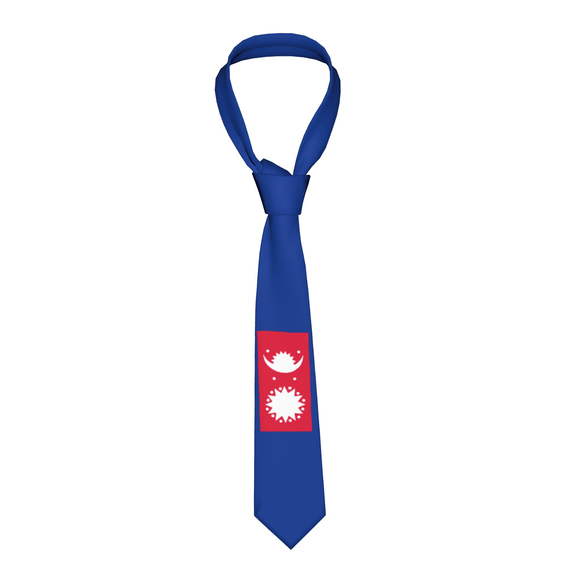 Krawat z flagą Nepalu, graficz – Men Accessories Nepal recenzja i cena