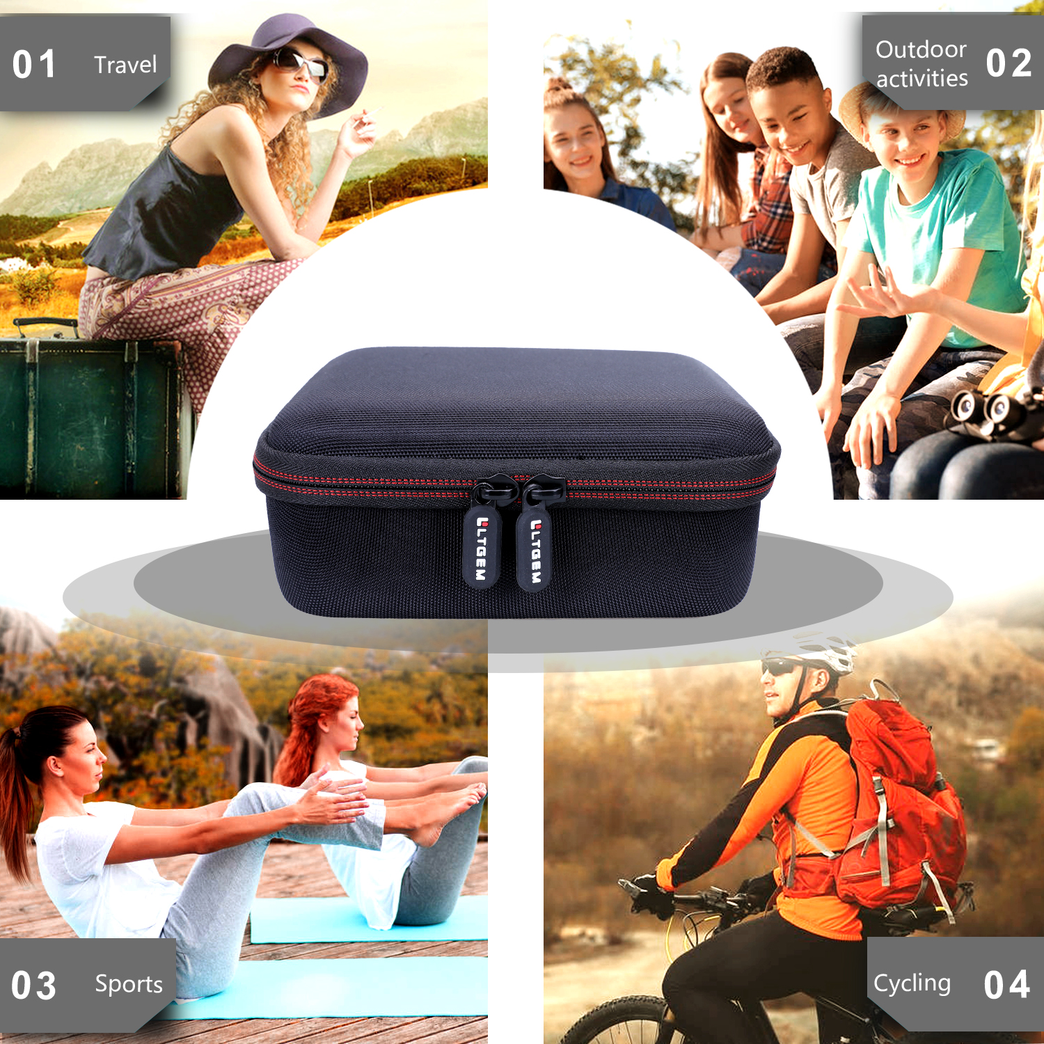 LTGEM Razor Case dla łysych mę – Men Accessories Kit Bag recenzja i cena