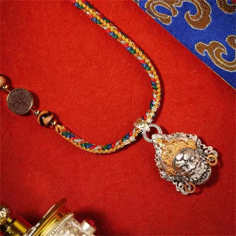 Żółty wisiorek Jambhala, męska – Men Accessories Ethnic recenzja i cena