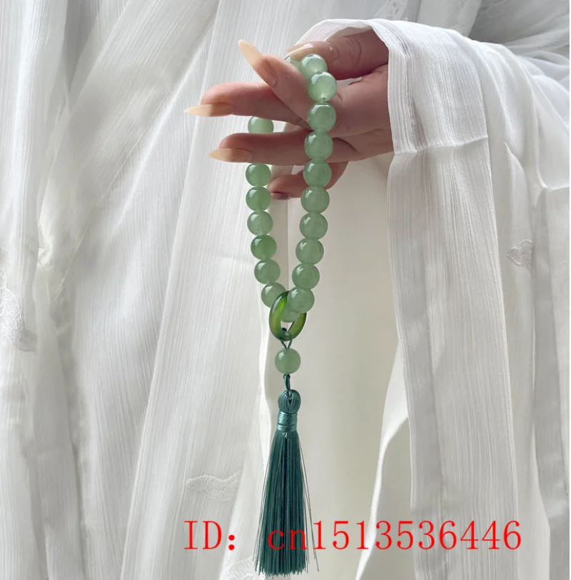 Zielonego jadeitu kamień 12mm  – Bracelet Beaded Men recenzja i cena